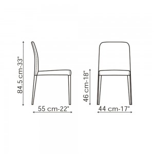 Silla Deli de Bonaldo. Silla moderna ideal para todo tipo de ambientes.
