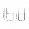 Silla Deli de Bonaldo. Silla moderna ideal para todo tipo de ambientes.