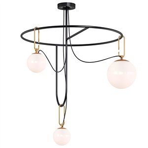Lámpara de suspensión NH S4 ciruclaire Artemide con diseño moderno y elegante.