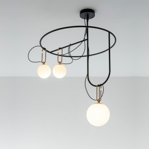 Lámpara de suspensión NH S4 ciruclaire Artemide con diseño moderno y elegante.
