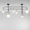 Lámpara de suspensión NH S5 elliptic Artemide con diseño moderno y elegante.