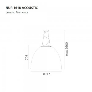 Nur Acoustic de Artemide. Tienda online lámparas de diseño modernas.