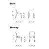 Silla Heron de Bonaldo. Sillas modernas. Mobiliario de diseño italiano.