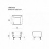 Sillón  moderno Impression de Prostoria. sillones  de diseño en Muebles Lluesma.