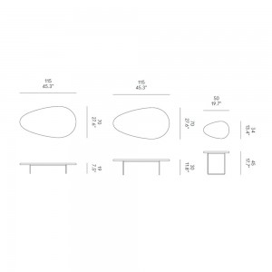 Mesa auxiliar Lily de Casamania. Muebles auxiliares.