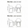 Silla Miss Itala de Bonaldo. Sillas modernas y elegantes. Mobiliario de diseño.