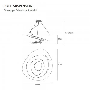 Pirce suspensión de Artemide. Tienda online de lámparas modernas.