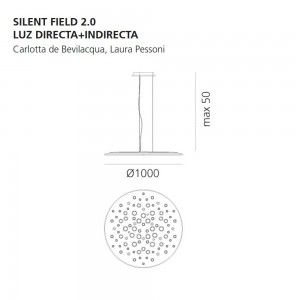 Lámpara Suspensión Silent Field 2.0 Artemide