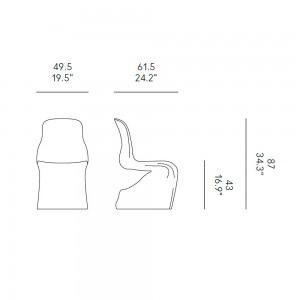 Silla Her de Casamania. Sillas modernas. Muebles de diseño italiano.