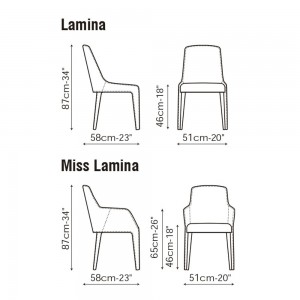 Silla Lamina de Bonaldo. Sillas modernas. Mobiliario de diseño italiano.
