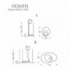 Lámpara colgante italiana Heaven de Cattelan Italia. Lámparas de diseño.