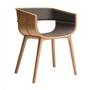 Sillón Maritime de madera y tapizada de Casamania. Sillas para exterior de diseño.
