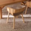 Sillón Maritime de madera y tapizada de Casamania. Sillas para exterior de diseño.