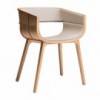 Sillón Maritime de madera y tapizada de Casamania. Sillas para exterior de diseño.