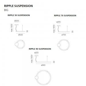 Lámpara Suspensión Ripple Artemide