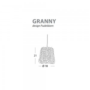 Lámpara suspensión Granny Small de Casamania. Tienda online lamparas modernas.