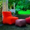 Pouf Morfino de Casamania. Sillas modernas. Pouf de diseño para exterior.