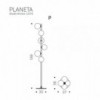 Lámpara de pie Planeta de Cattelan Italia. Iluminación de diseño moderno.