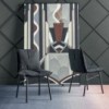 Silla Miss Pil de Bonaldo. Silla con brazos tapizada. Diseño italiano.
