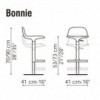 Taburete Bonnie de Bonaldo. Sillas modernas. Mobiliario de diseño.
