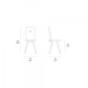 Silla La Dina de Casamania. Sillas modernas. Muebles de diseño italiano.
