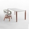 Silla Vad Wood de Casamania. Sillas y poufs modernos. Diseño italiano.