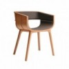Sillón Maritime de madera y tapizada de Casamania. Sillas para exterior de diseño.