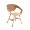 Silla Vad Wood de Casamania. Sillas y poufs modernos. Diseño italiano.