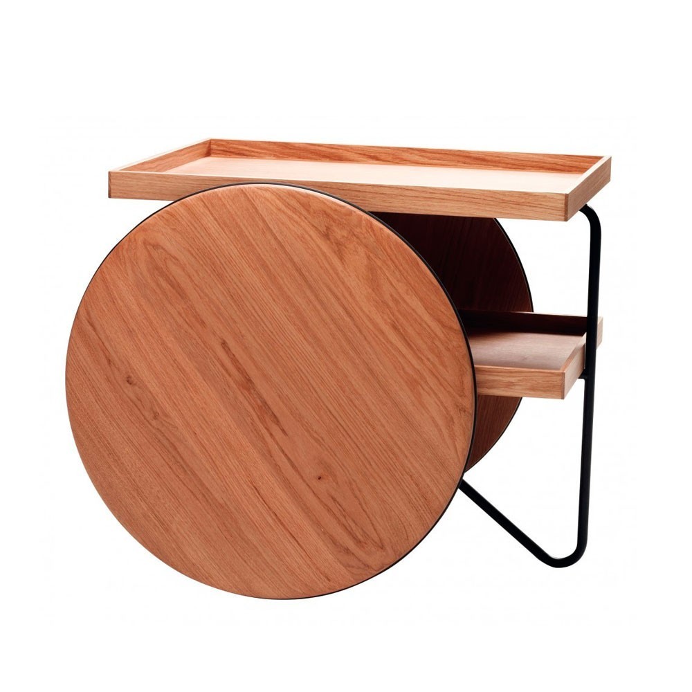 Camarera Chariot de Casamania. Carrito de bebidas de madera. Diseño italiano.