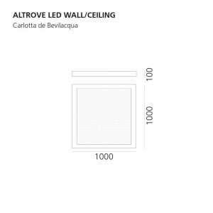 Altrove LED wall / ceiling de Artemide. Tienda online lámparas modernas.