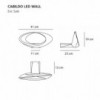 Aplique Cabildo LED wall de Artemide. Tienda online lámparas modernas.