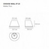 Choose wall ip 23 de Artemide. Tienda online de lámparas modernas.