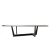 Mesa moderna Art fija con sobre de cristal de Bonaldo. Ideal para interiores.