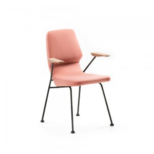 Silla Oblique Metal con brazos outdoor de Prostoria. Sillas diseño.