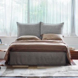 Cama con cabezal Milos de Horm. Muebles modernos de diseño para hogar.