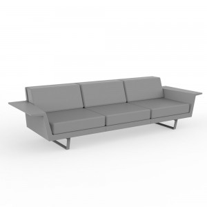 Sofá de 3 Plazas Delta de Diseño para Espacios Exteriores | Vondom