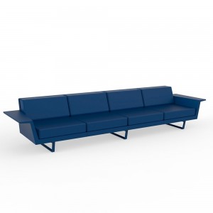 Sofá de 4 Plazas Delta para Espacios al Aire Libre Diseñada por Vondom