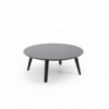 Mesa auxiliar Oblique de Prostoria con tapa de MDF. Mesa diseño de madera.