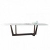 Mesa Art fija de cerámica o mármol de Bonaldo. Moderna mesa de diseño.