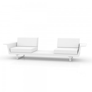 Sofá 2 plazas + Mesa Delta de Espacios Exteriores Diseñada por Vondom