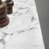 Mesa AX fija de Bonaldo. Moderna mesa redondeada de calidad italiana.