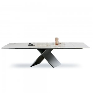 Mesa AX extensible de Bonaldo. Mobiliario de diseño italiano. Mesa salón.