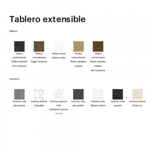 Mesa AX extensible de Bonaldo. Mobiliario de diseño italiano. Mesa salón.