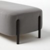 Puff RC Wood Blasco&Vila. Puff de diseño moderno para salón. Colección RC Wood.