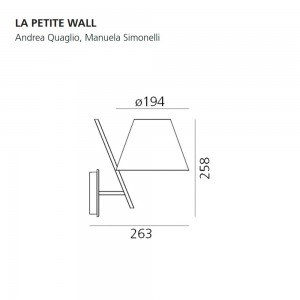La Petite wall de Artemide. Tienda online de lámparas de diseño moderno.