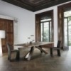 Mesa Big Table fija madera de Bonaldo. Mobiliario de diseño italiano.