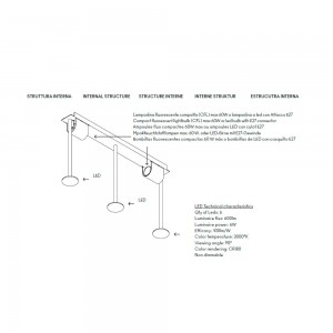 Lampara colgante Plywood de Horm.  Lámparas modernas de diseño italiano.