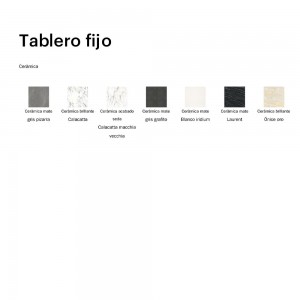 Mesa fija Big Table con sobre en cerámica de Bonaldo. Ideal para salón.