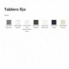 Mesa fija Big Table con sobre en cerámica de Bonaldo. Ideal para salón.