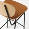 Taburete tapizado Fosca Blasco&Vila. Taburetes con diseño moderno y asiento tapizado.